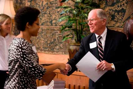 Earl N. Phillips Jr. '62 recognizes Kayla Price, a junior from Clinton majoring in sociology.