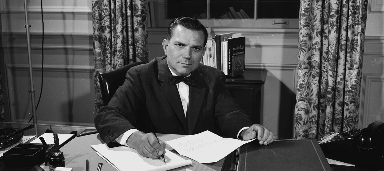 Chancellor Aycock in September 1959