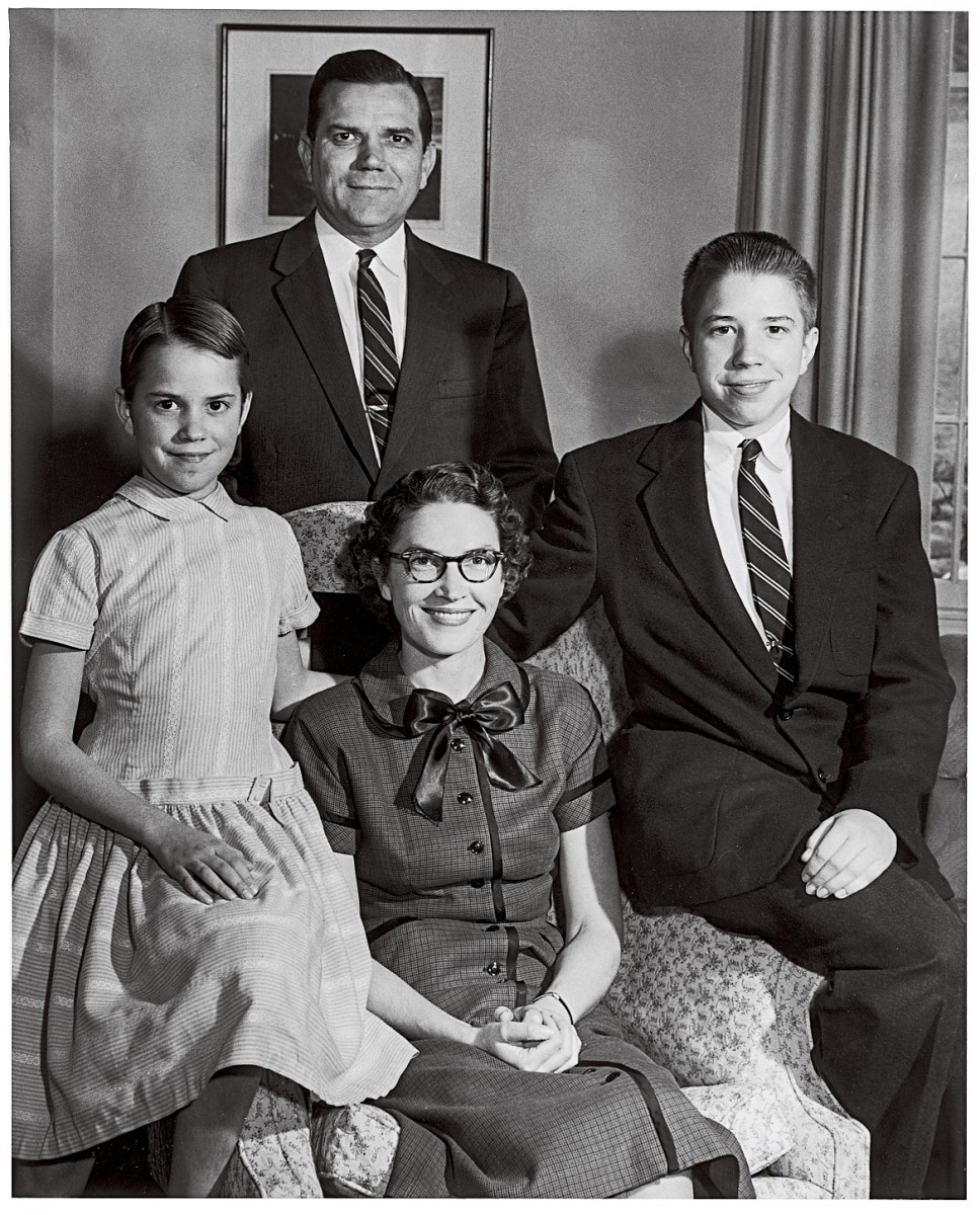 William B. Aycock and family: wife, Grace; children, Nancy, Bill