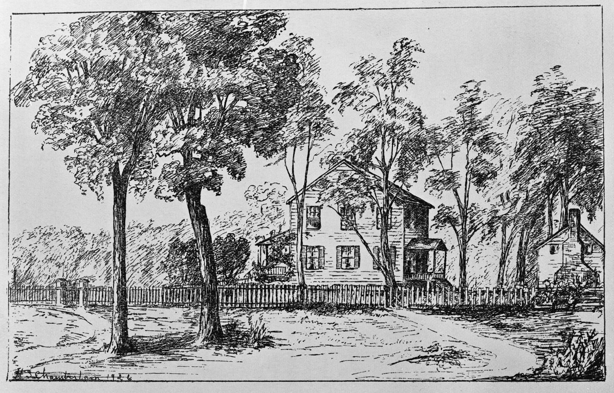 First president's house drawing