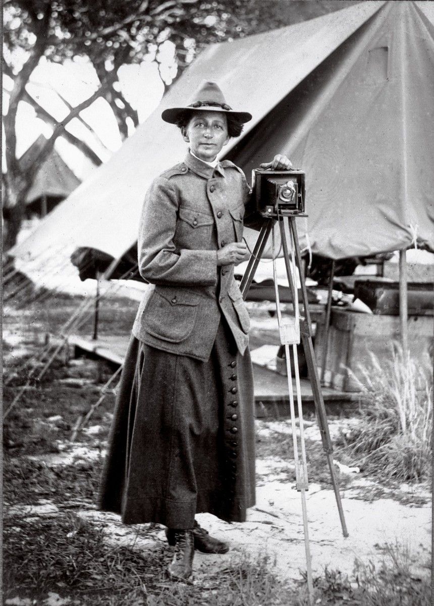 Wootten while working at Camp Glenn in Morehead City, ca. 1914.