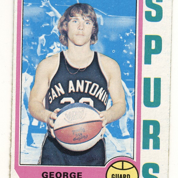 San Antonio Spurs player card for George Karl '73