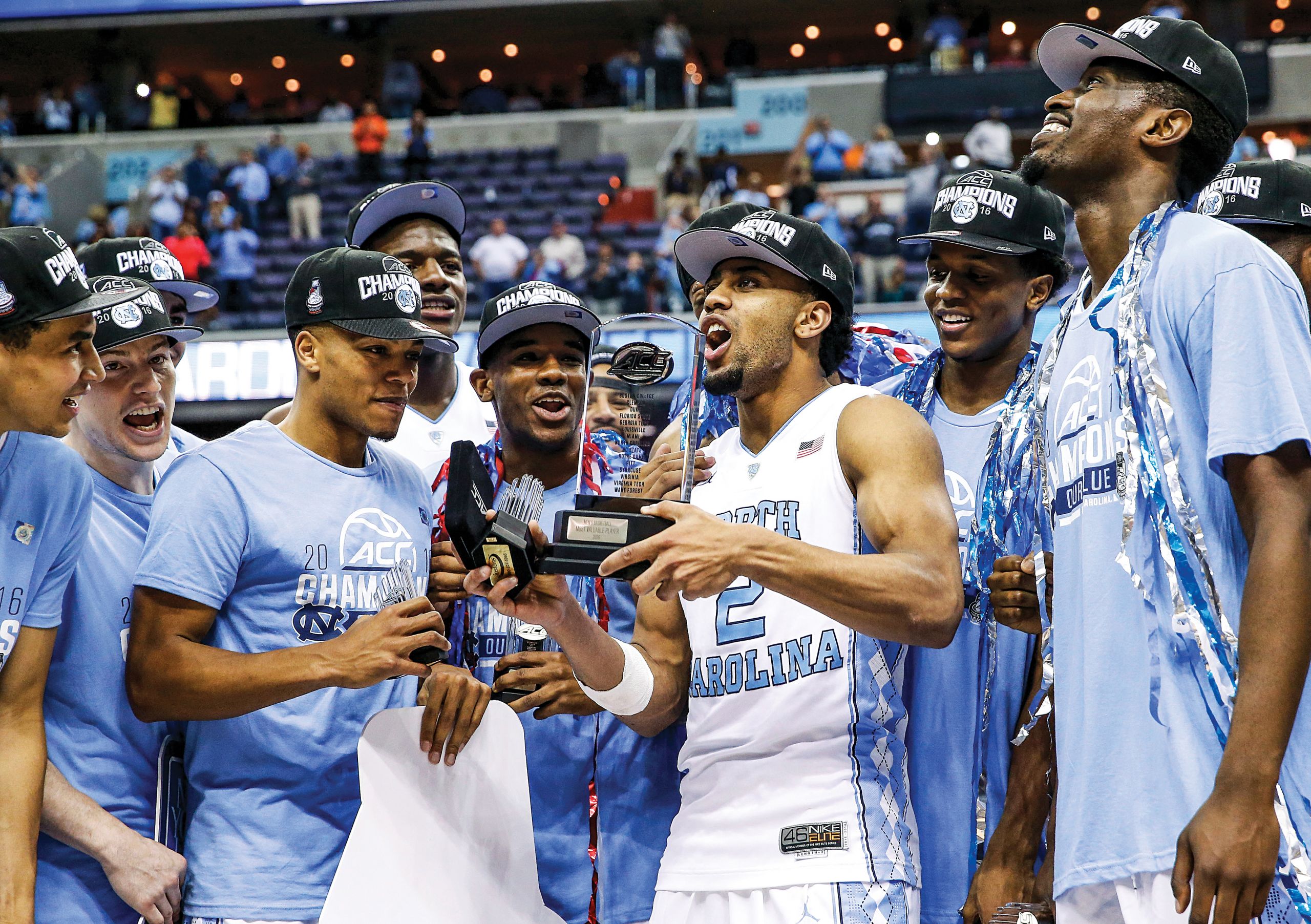 Joel Berry with trophy