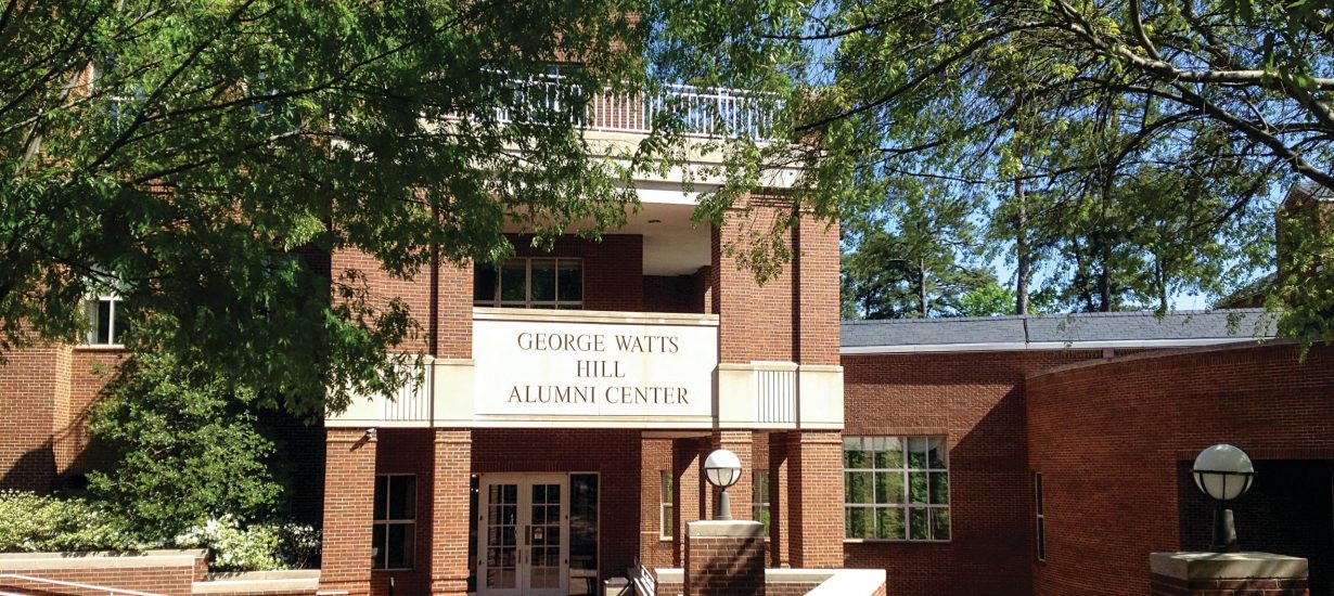 The George Watts Hill Alumni Center (GAA photo)