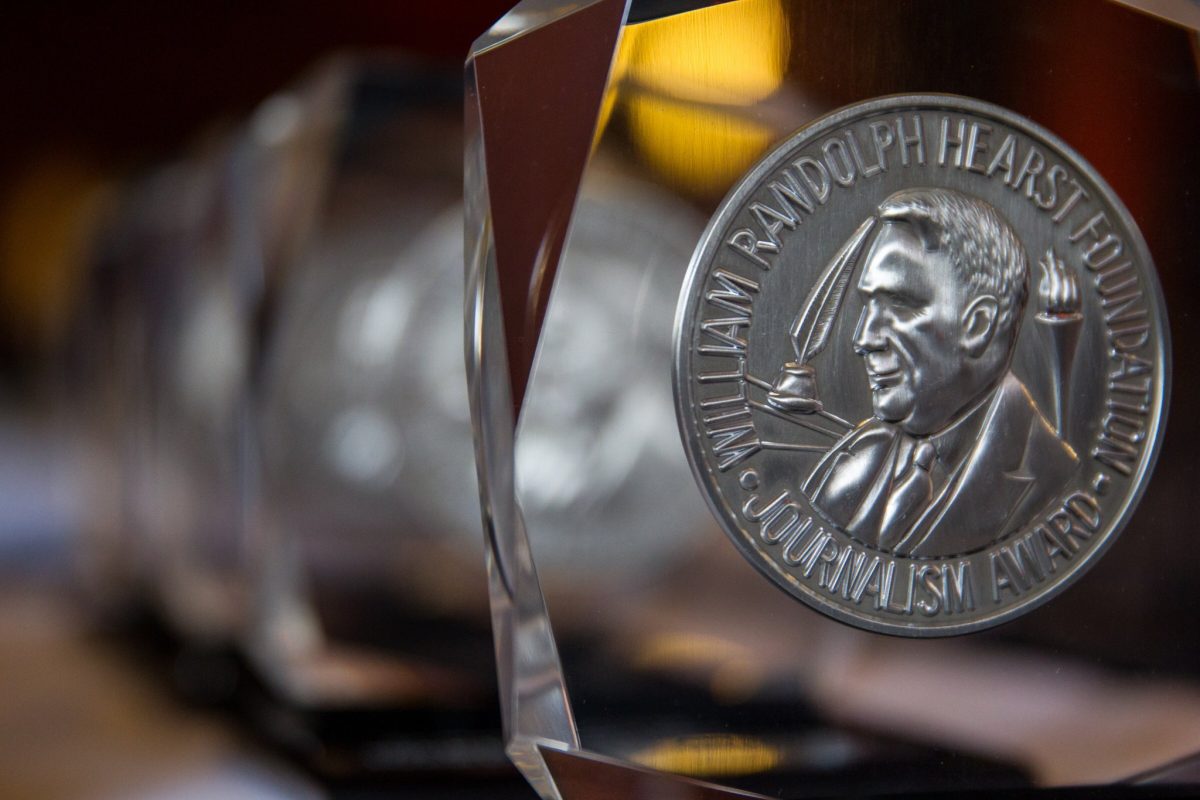 Hearst awards. (Photo by UNC School of Media and Journalism)