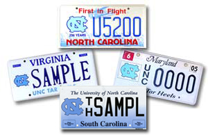 Mayflower 76401 10 Count 9 in. University of North Carolina Plate