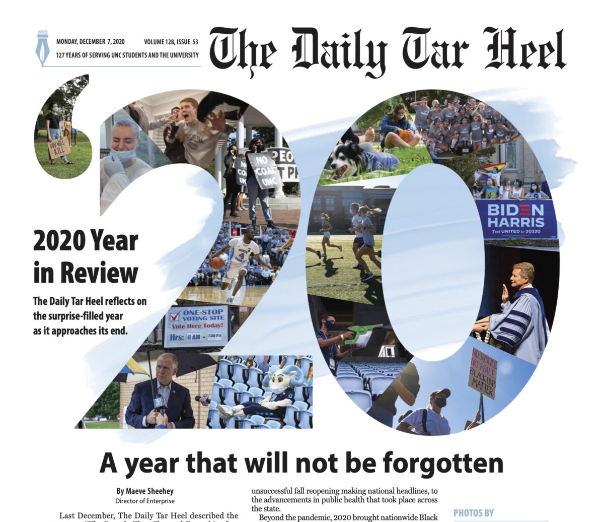 Daily Tar Heel Cuts Print to One Day a Week