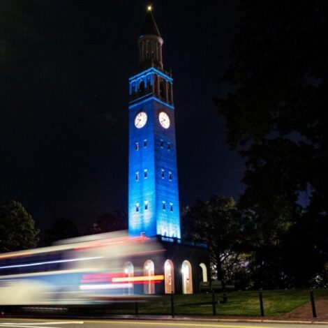 Class of '24: Bell Tower All Lit Up for You