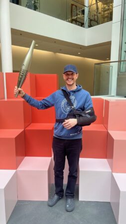 Alumnus to Carry Olympic Torch in Paris Relay